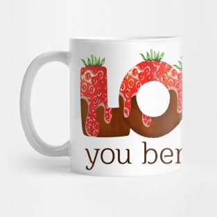 Love You Berry Much - Funny Strawberry Pun Mug